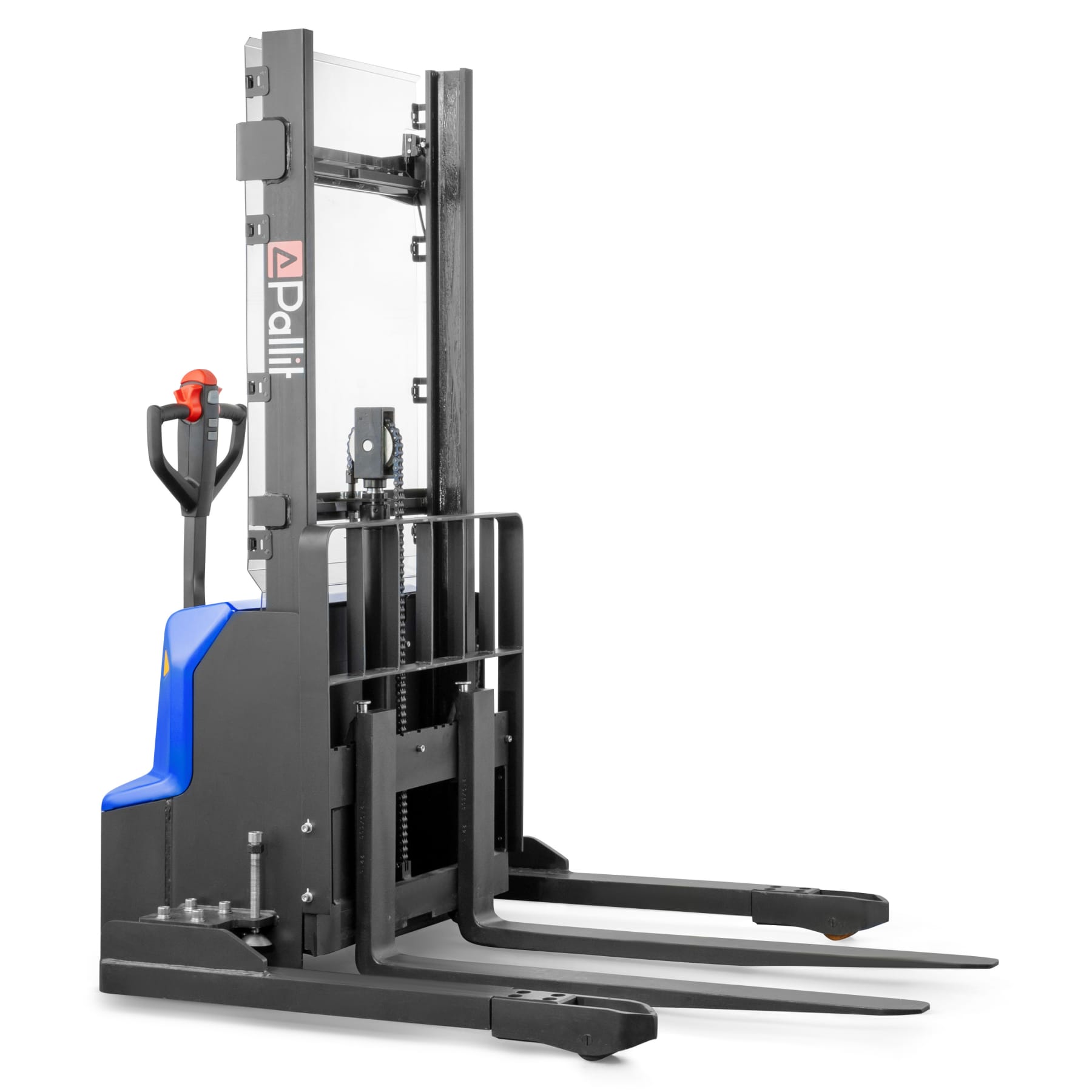 Wide-gauge electric pallet stacker BROAD