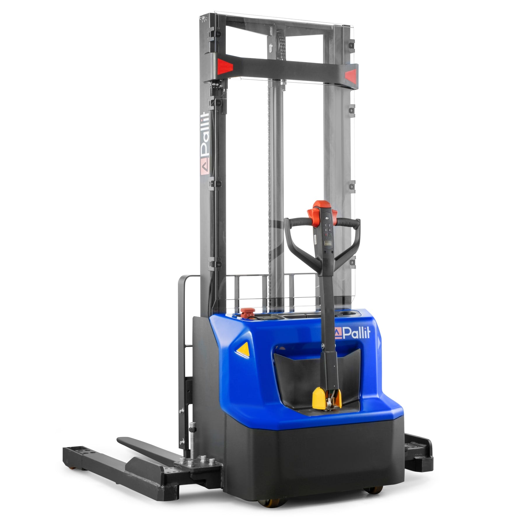 Wide-gauge electric pallet stacker BROAD