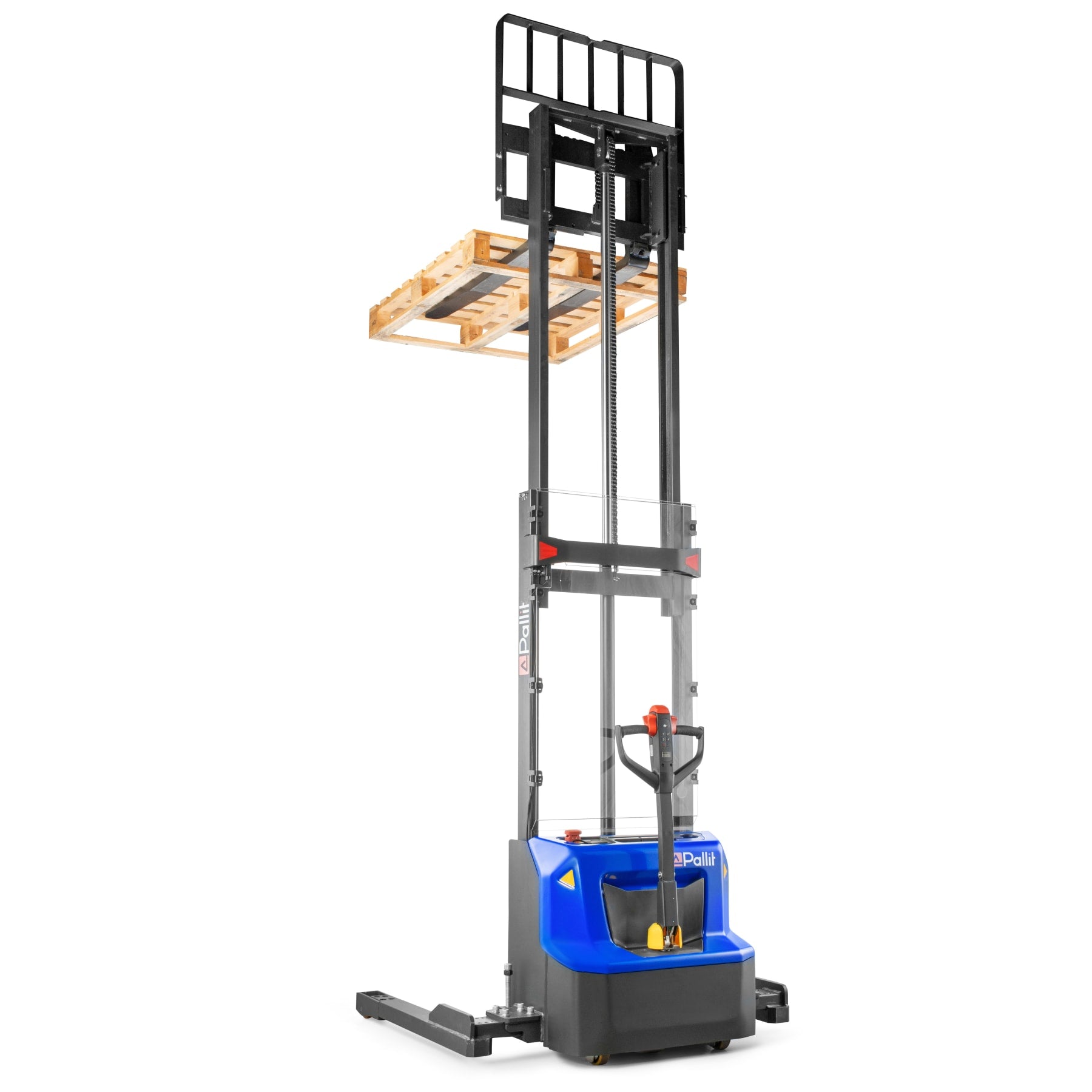 Wide-gauge electric pallet stacker BROAD