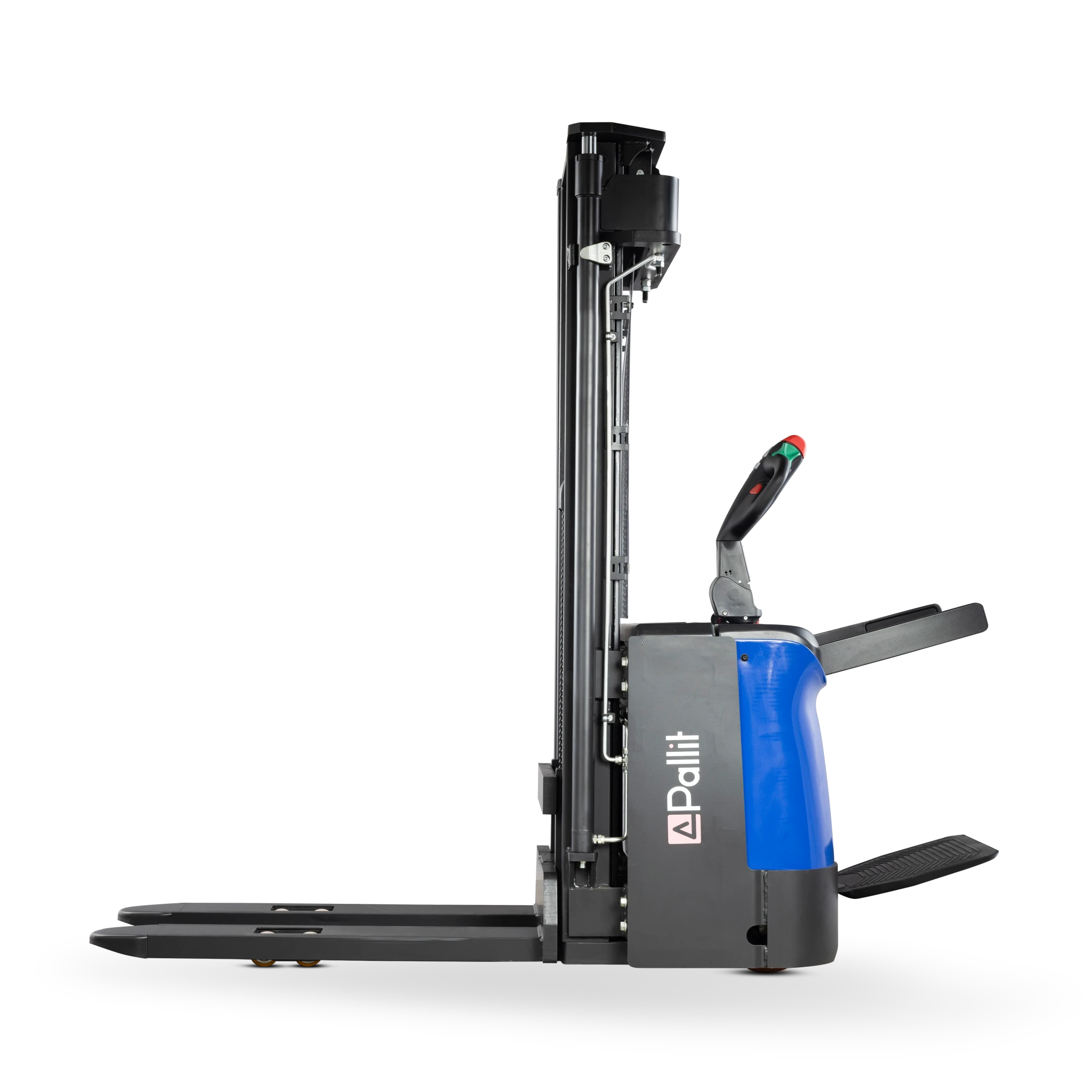 Electric Ride-Along Pallet Stacker SPRINT with driver's platform