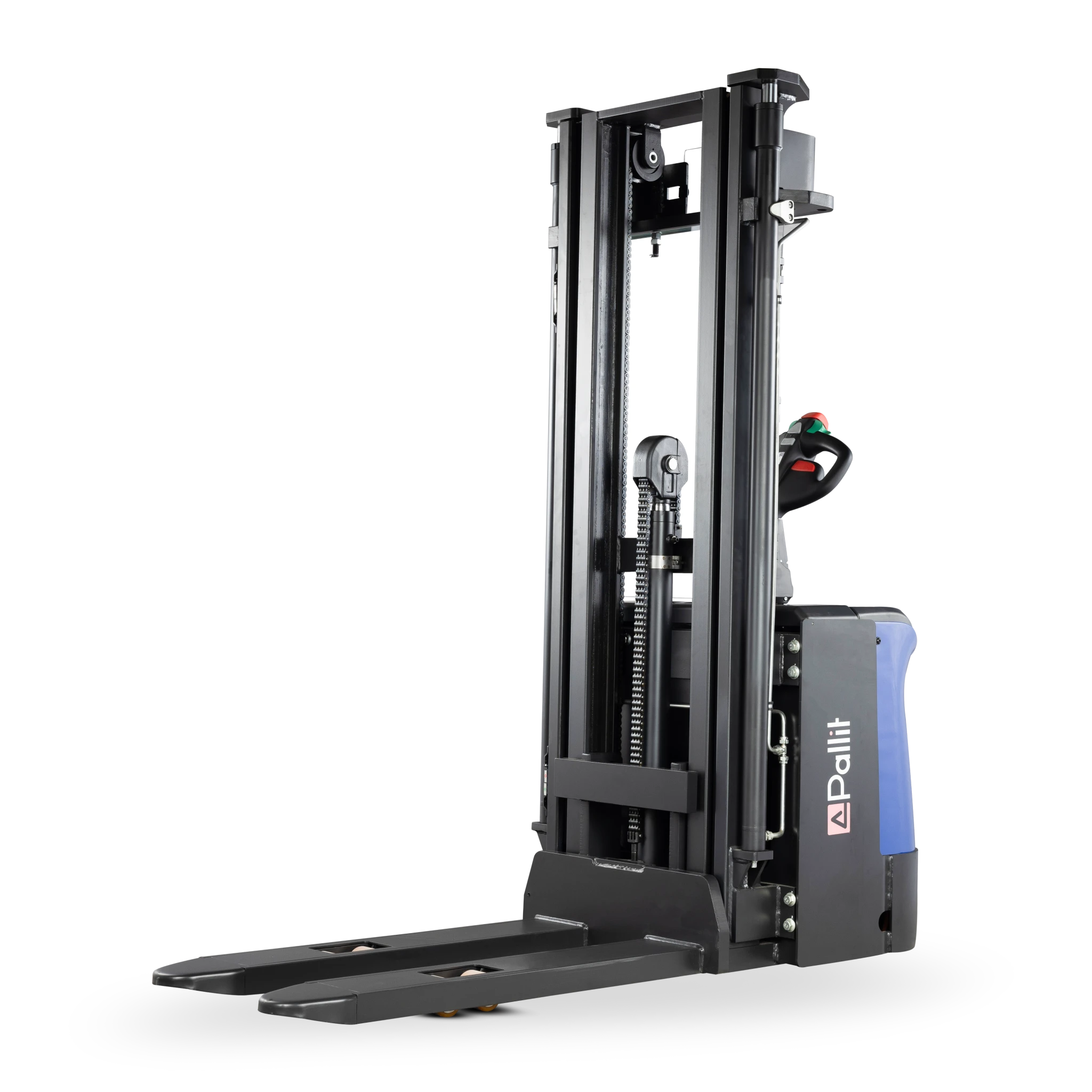 Electric Ride-Along Pallet Stacker SPRINT with driver's platform