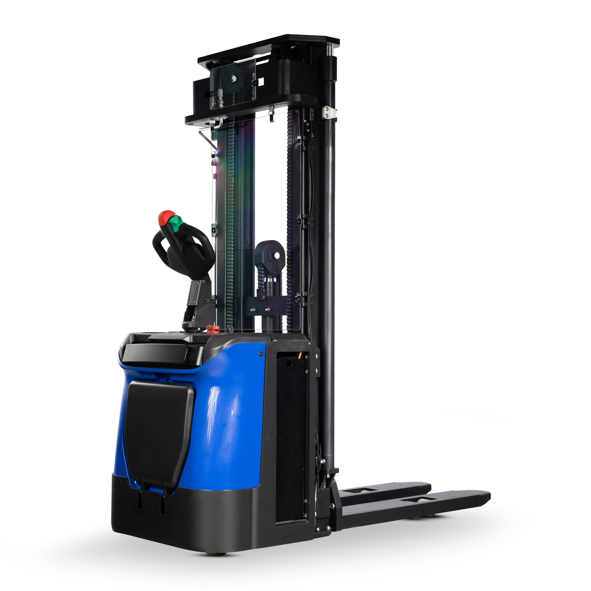 Electric Ride-Along Pallet Stacker SPRINT with driver's platform