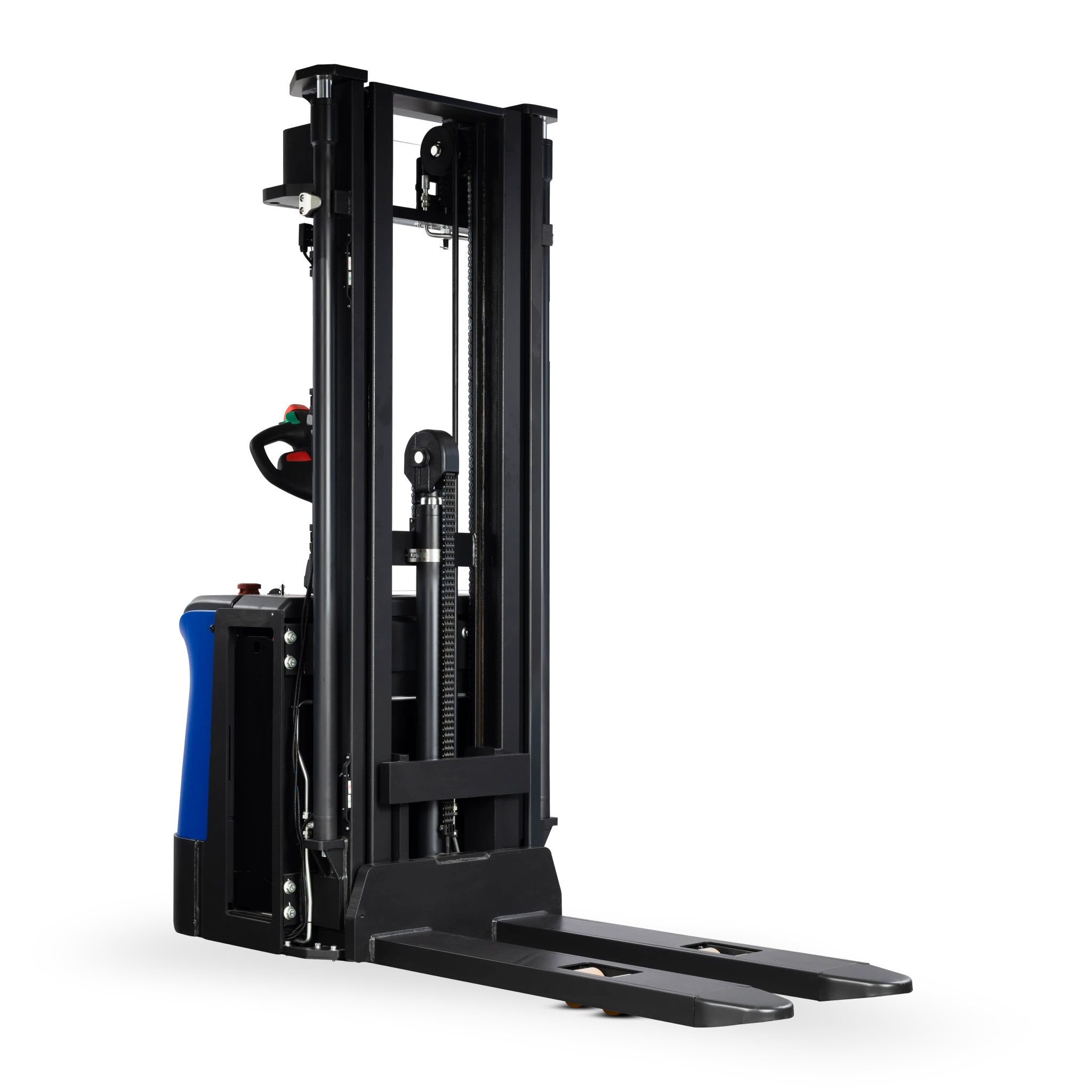 Electric Ride-Along Pallet Stacker SPRINT with driver's platform