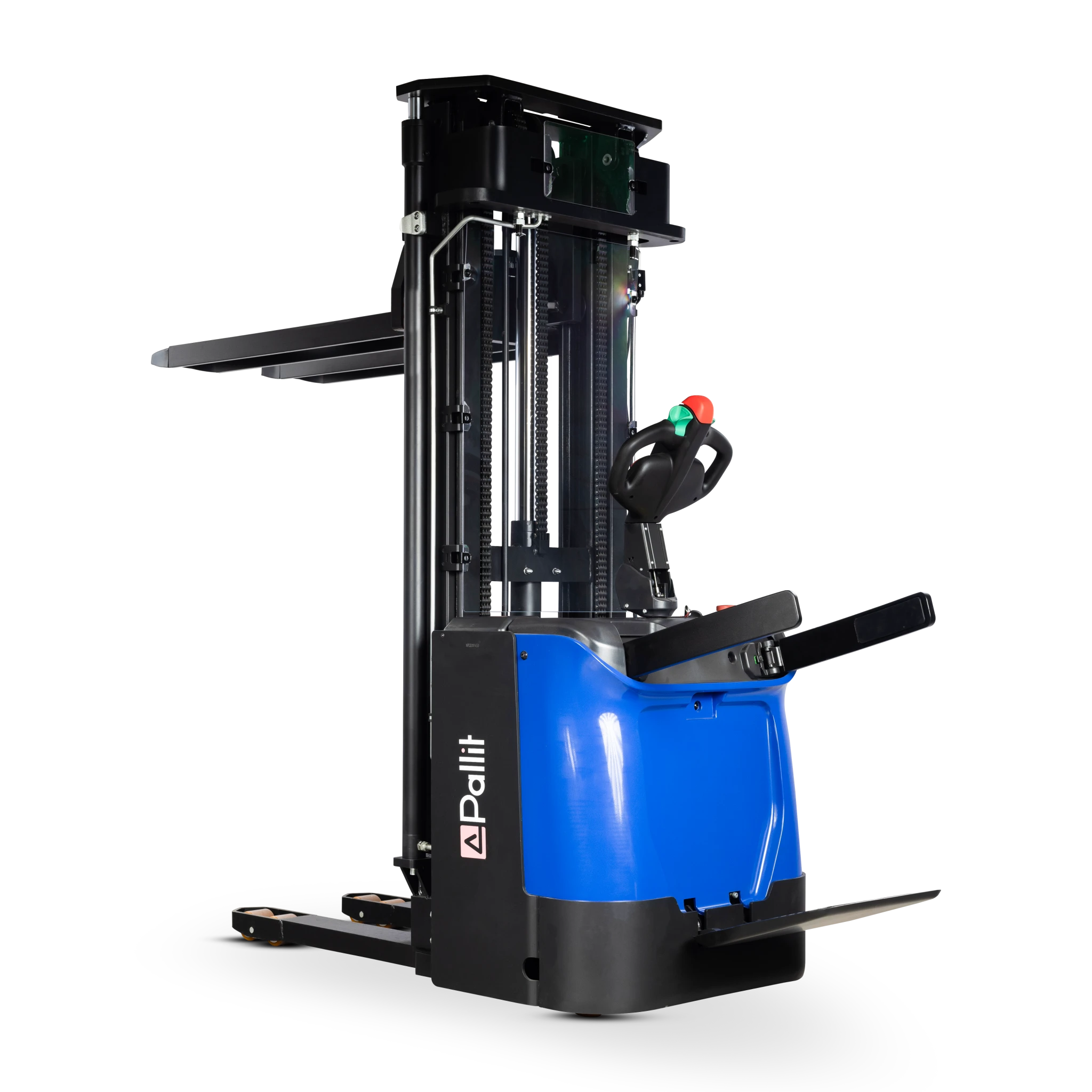 Electric Ride-Along Pallet Stacker SPRINT with driver's platform
