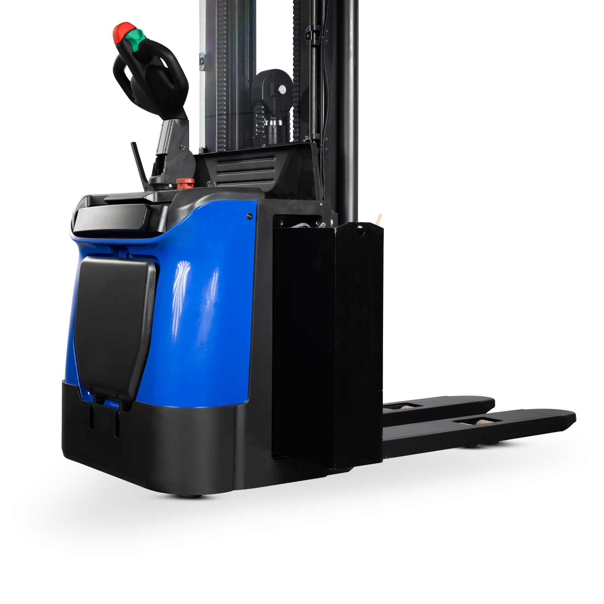 Electric Ride-Along Pallet Stacker SPRINT with driver's platform