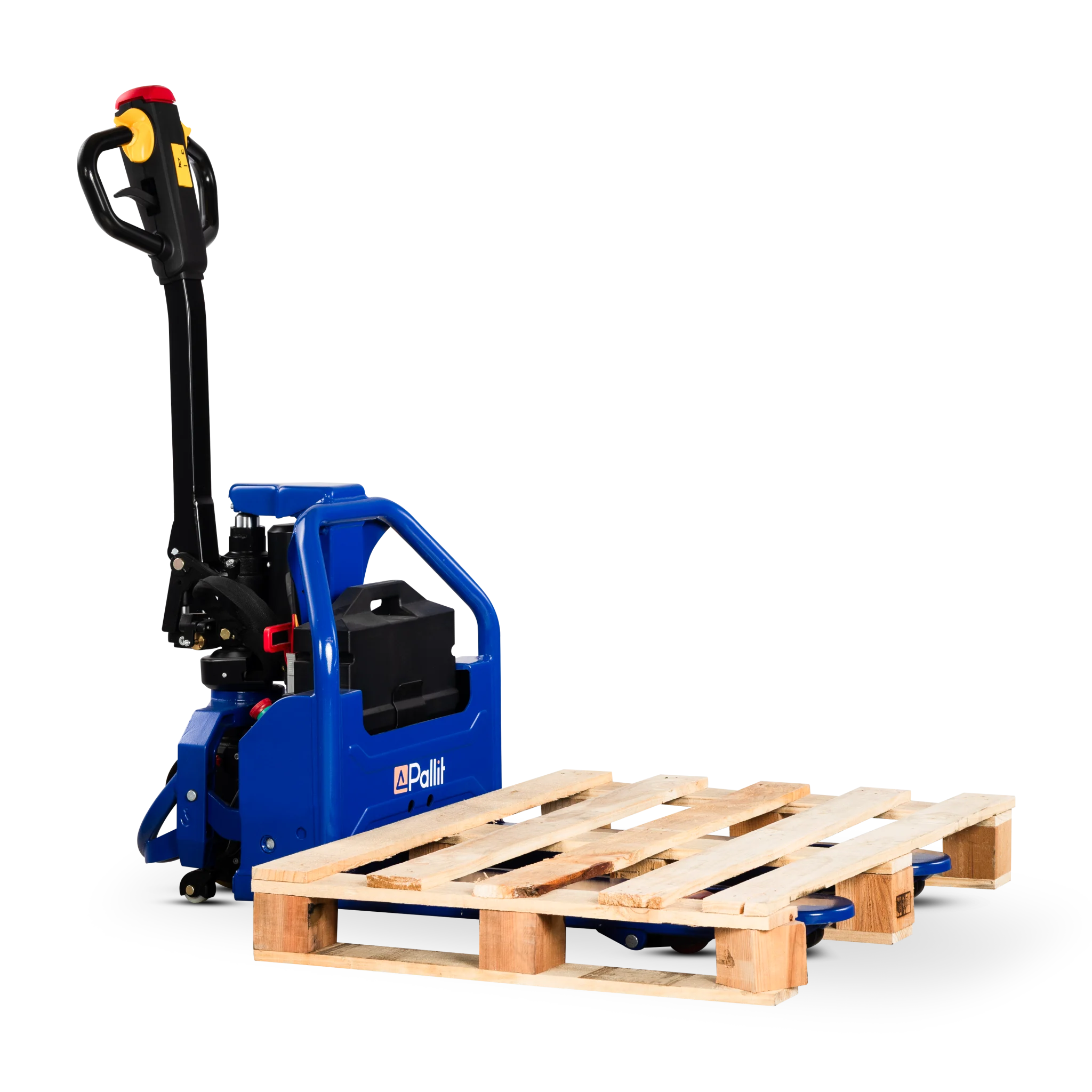 Kurzer Elektrohubwagen FLEXIBLE-M mit 800 mm Gabeln
