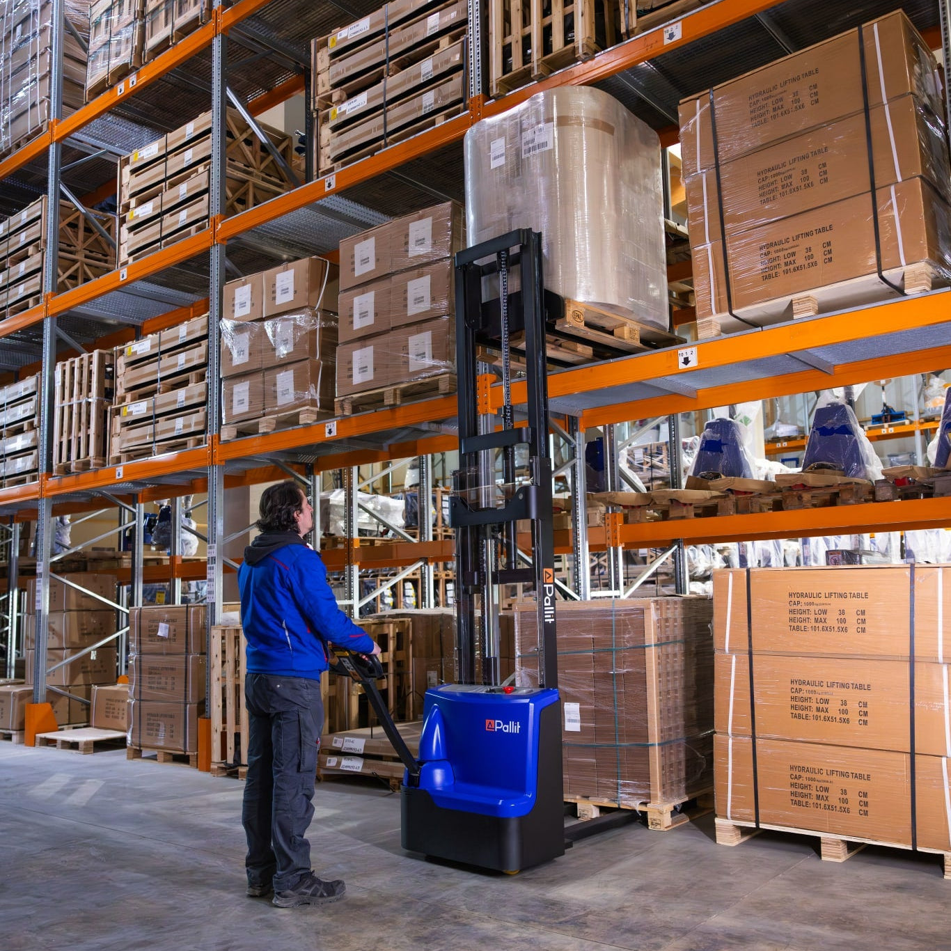 Deichselstapler PRECISE mit Proportionalhub & Vollfreihub