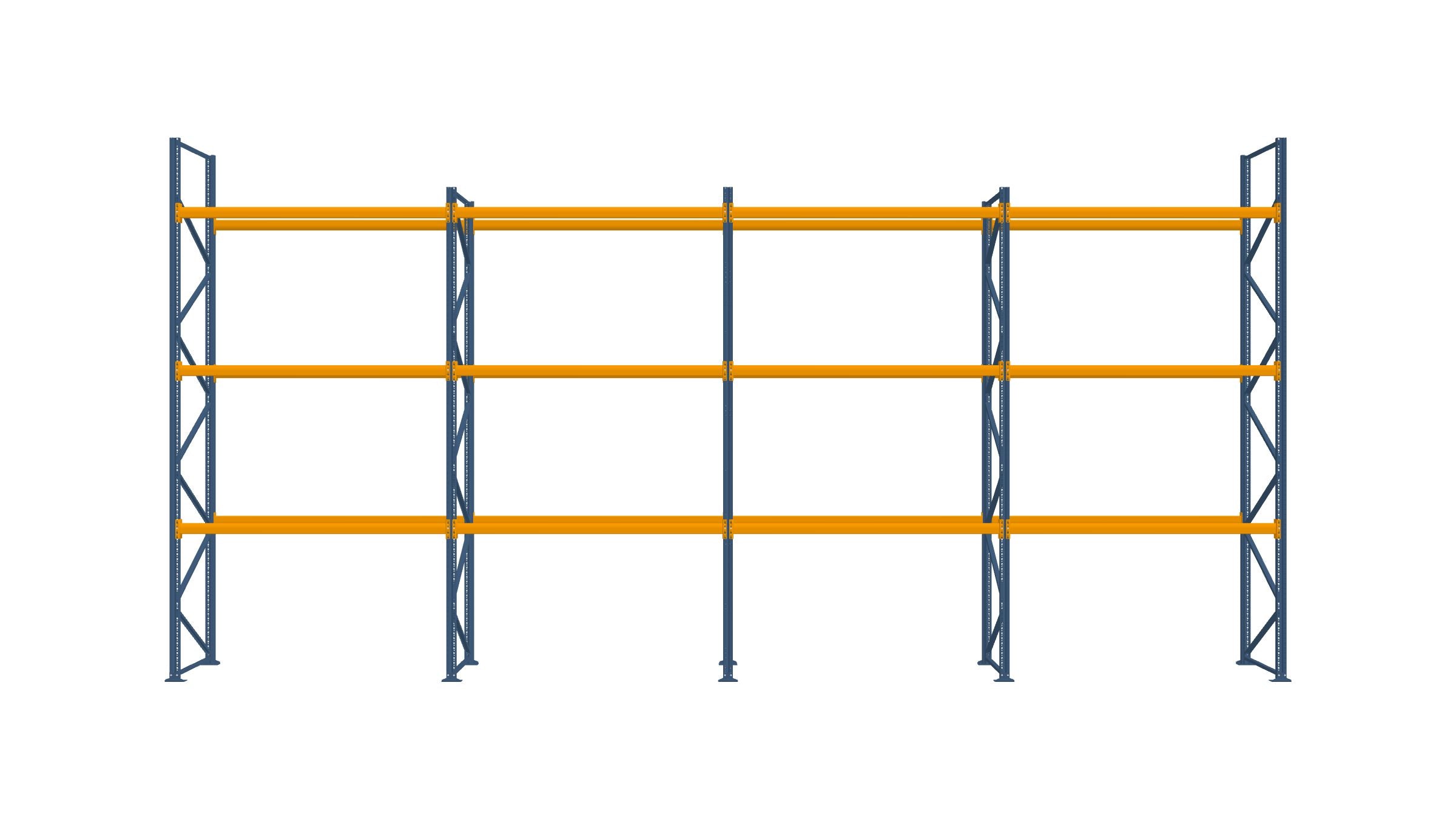 Konfiguration vom 03.02.2025 - 11.40 m x 5.00 m für 48 Paletten mit 1000 kg