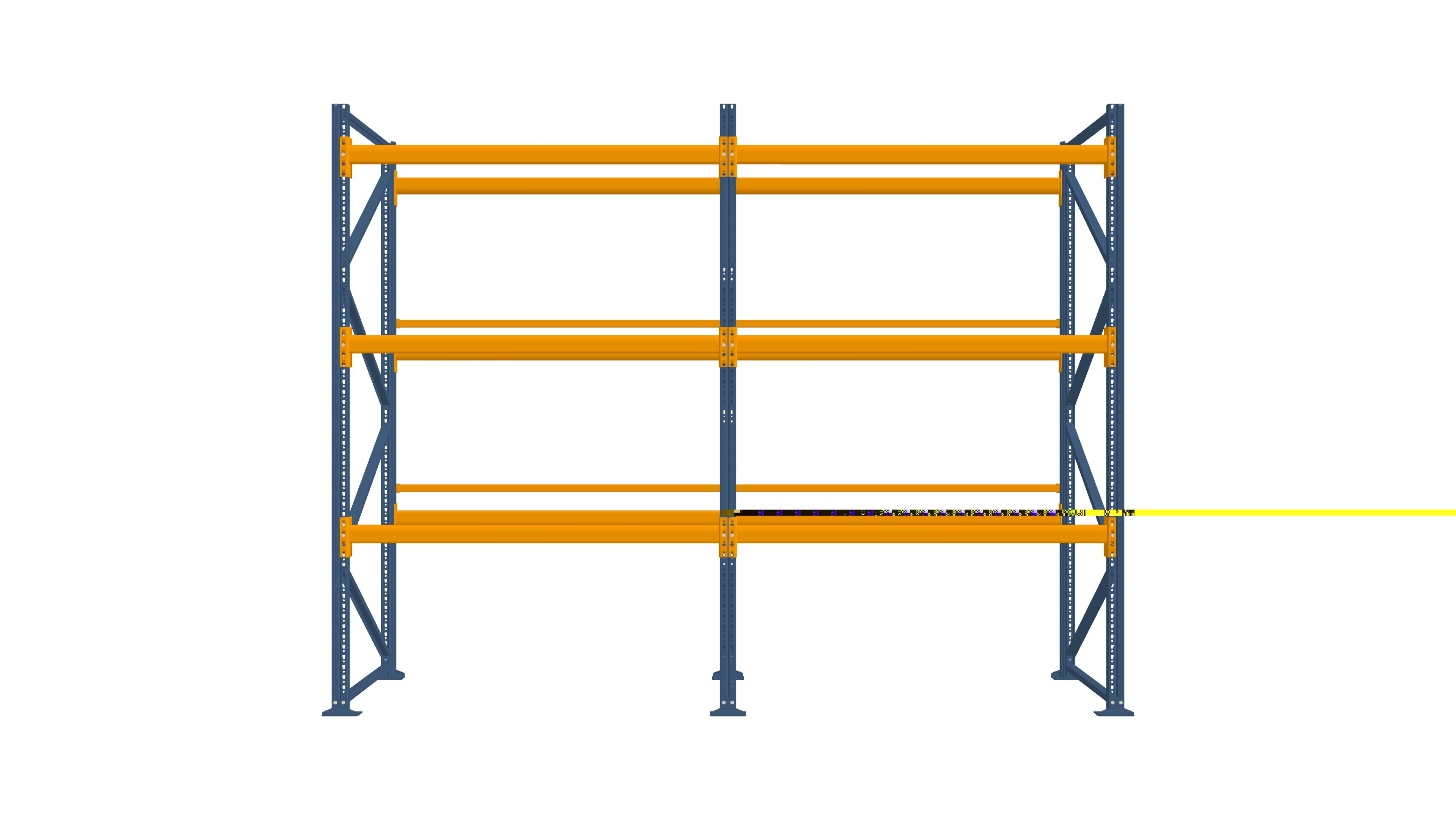 Konfiguration vom 13.11.2024 - 3.99 m x 3.00 m für 16 Paletten mit 1000 kg