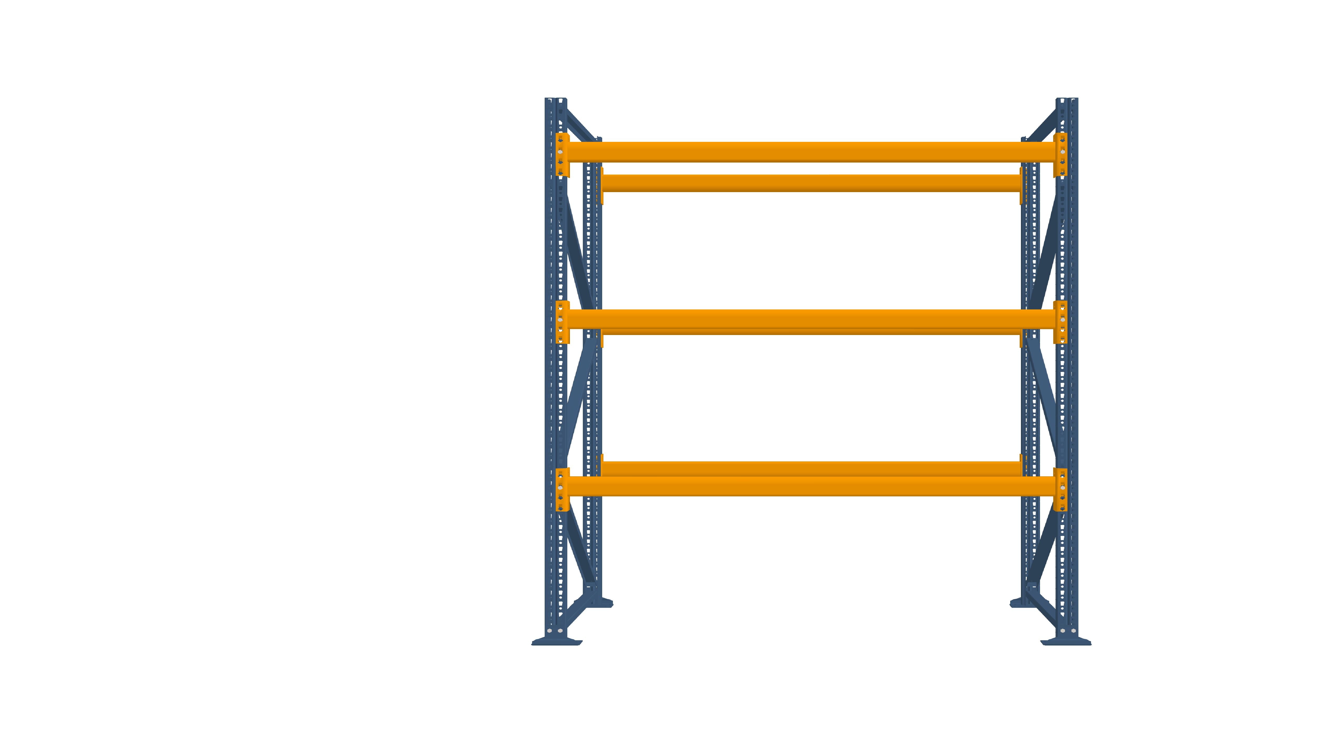 Configuration from 27.01.2025 - 2.09 mx 2.50 m for 8 pallets with 500 kg