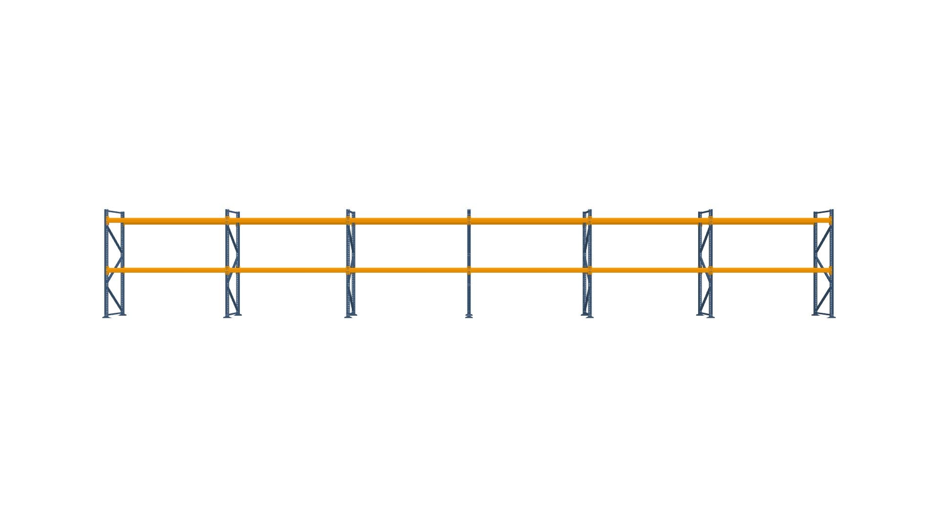 Configuration from 30.01.2025 - 16.86 mx 2.50 m for 54 pallets with 700 kg