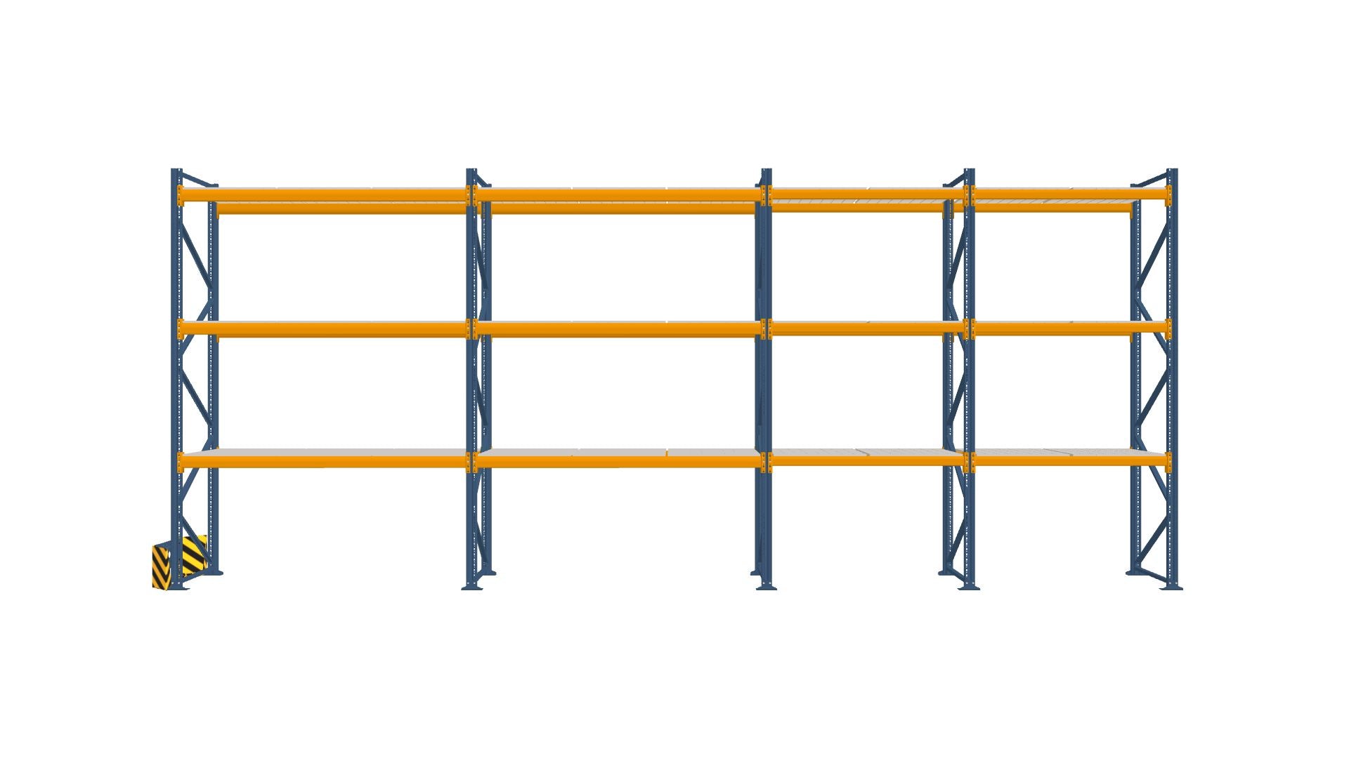Konfiguration vom 20.10.2025 - 9.85 m x 4.00 m für 40 Paletten mit 1000 kg