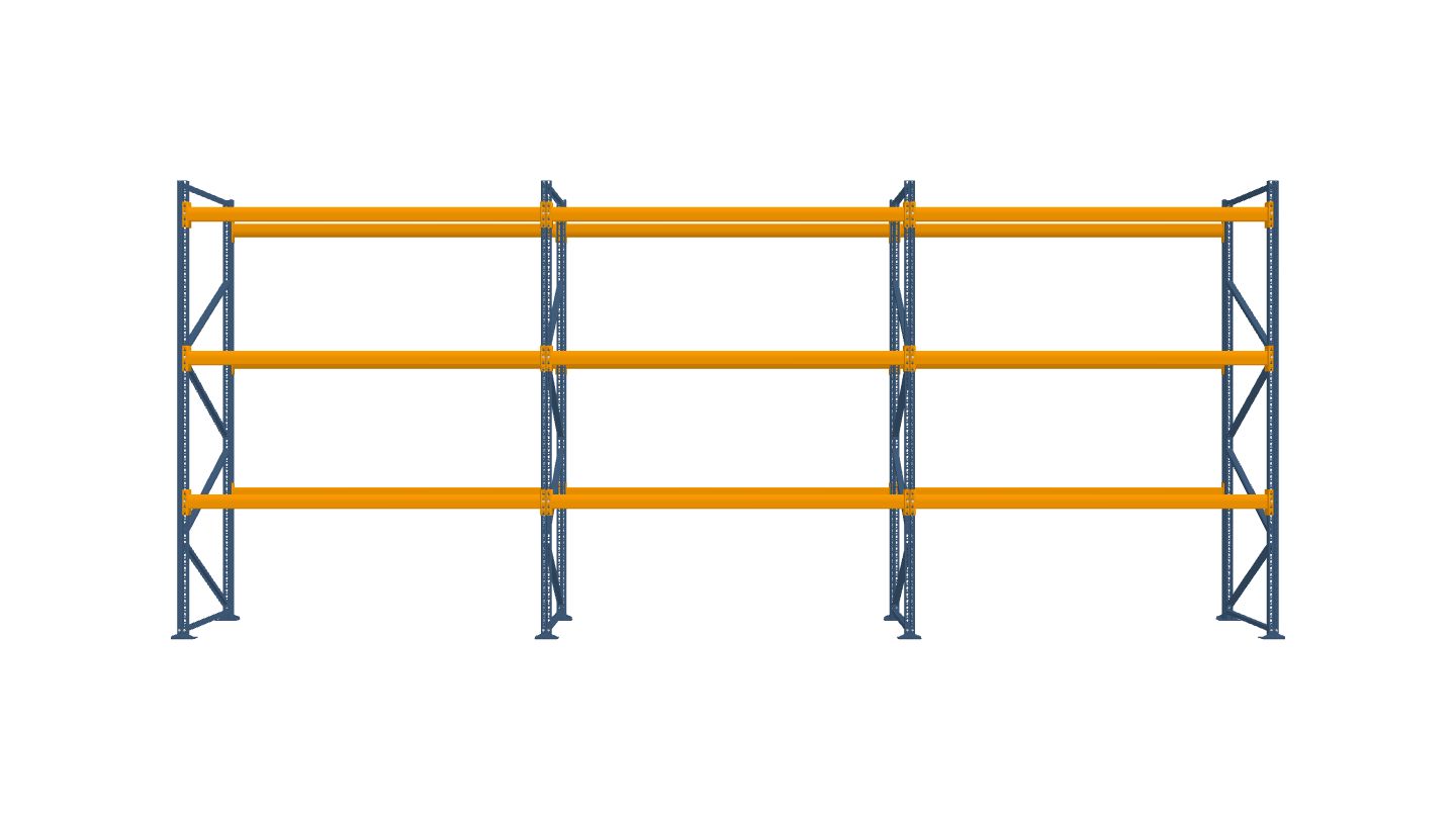 Konfiguration vom 12.09.2025 - 8.52 m x 3.50 m für 36 Paletten mit 700 kg