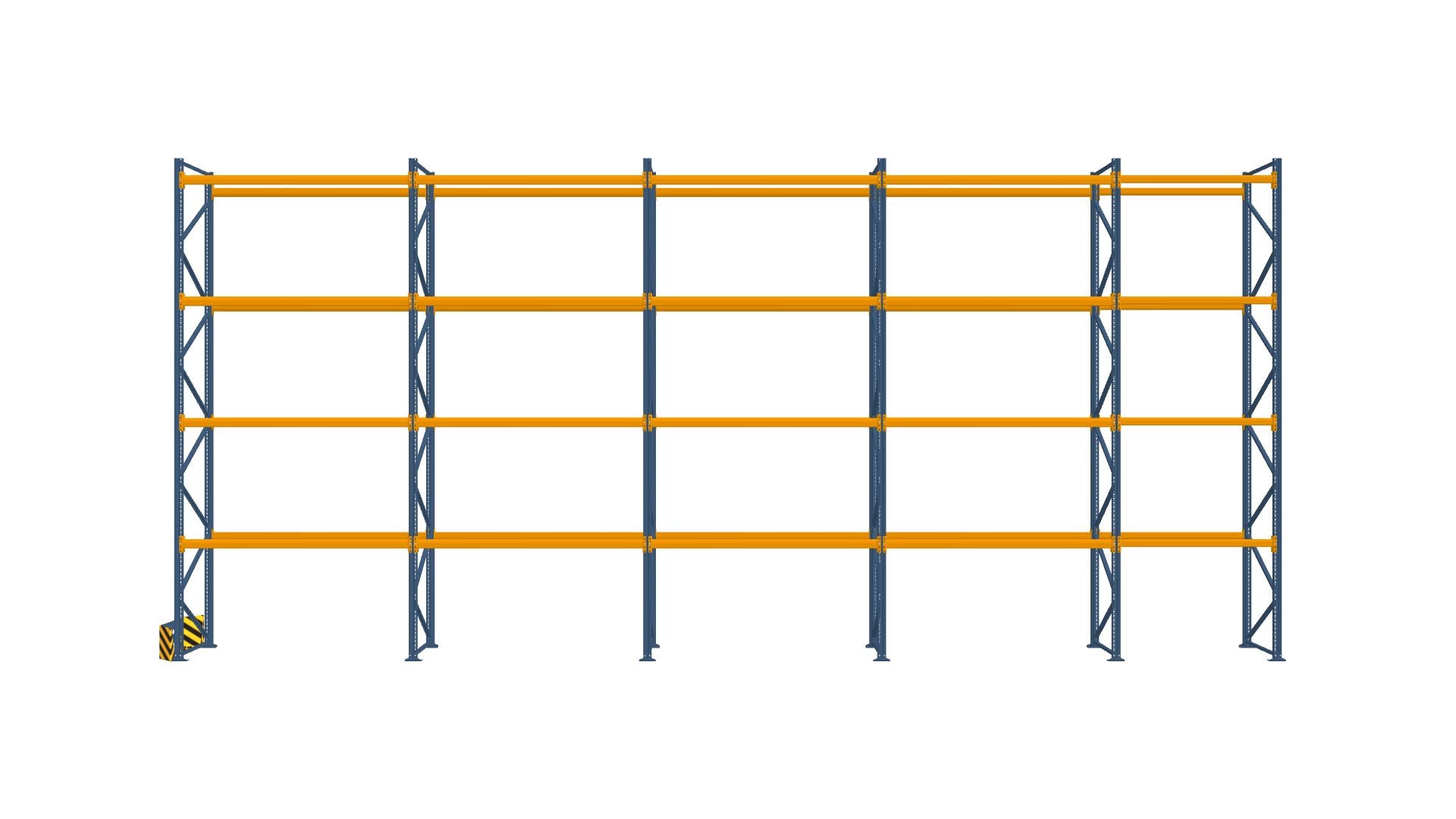 Konfiguration vom 16.09.2024 - 13.53 m x 6.00 m für 70 Paletten mit 1000 kg