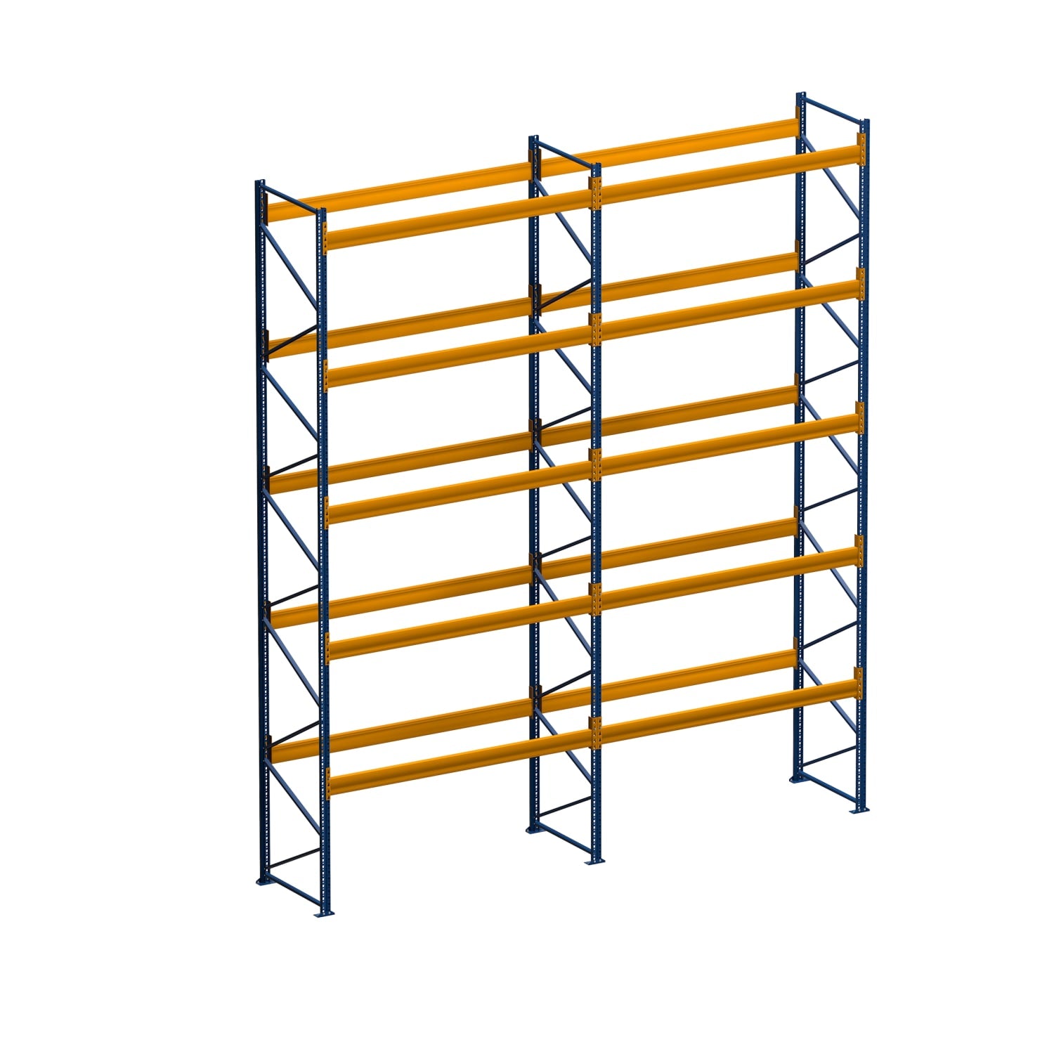 Rayonnage à palettes 6m x 5,6 m (LxH) avec 5 niveaux pour 36 emplacements